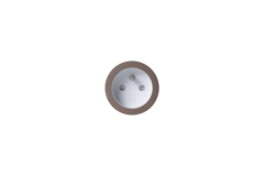 Rond 2.0 - multifit stopcontact b-f dbrons/wit